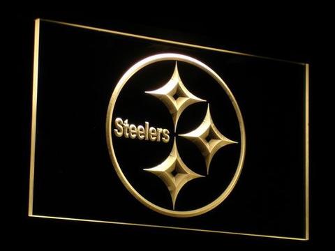 Pittsburgh Steelers Logo 2 LED Neon Sign